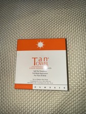 TANTOWEL Tan Towel Self-Tan Towelette for Face  Body Fair-Medium Skin Tone 5 ct