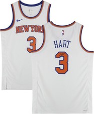Josh Hart New York Knicks Autographed Nike White Association Swingman Jersey