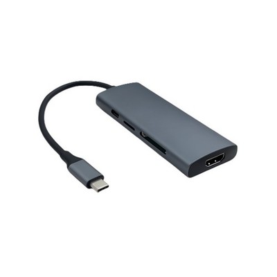 Typ C Multifunktions 7 in 1 Dockingstation Adapter mit und TF Ports