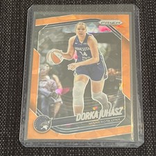 2025 Panini Prizm WNBA- Orange Ice #109 Dorka Juhasz- Minnesota Lynx