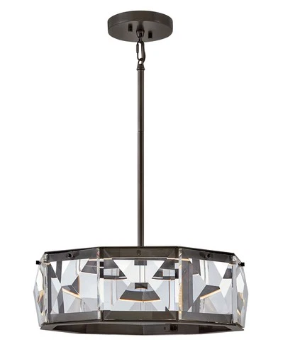 Fredrick Ramond FR30103 Jolie 20"W LED Crystal Pendant - Brass - Picture 2 of 3