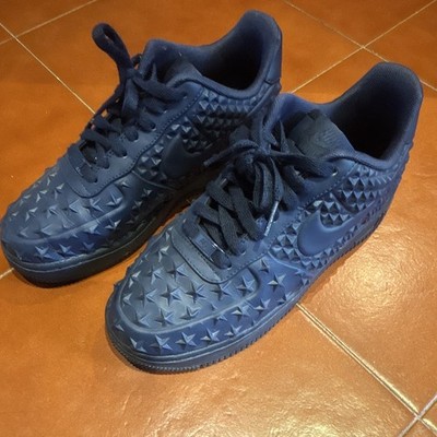 Nike Air Force 1 Herren Sneaker Blau Sterne EU 40 US 7 919444-400