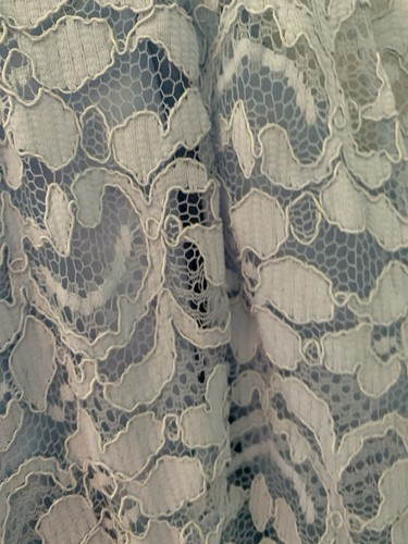 David’s Bridal Lace Dress Baby Blue Bodice SZ 18 Wedding Cruise Party Mother - Picture 5 of 21