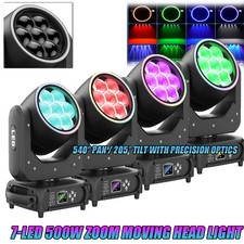 Concert Stage Lighting 7x70W RGBW Moving Head 540 Pan 16 Million Colors DMX