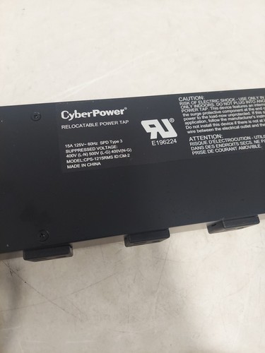 Cyber Power CPS1215RMS Rackmount Protezione da sovratensioni 12 prese 120V/15A #2852 - Foto 8 di 8