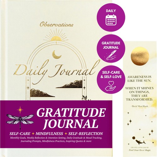 Gratitude Journal for Women & Men - Daily Mental Health Journal for Self Lov...