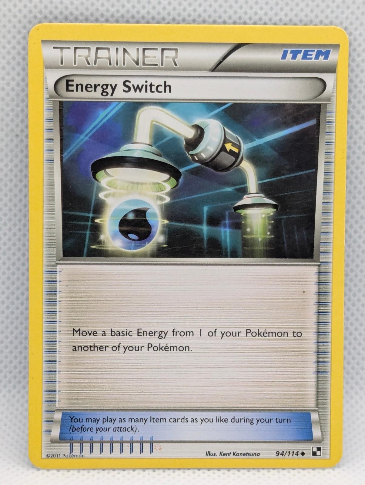 ENERGY SWITCH 94/114 UC BLACK & WHITE POKEMON HP ENERGY SWITCH
