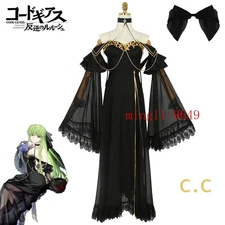 CODE GEASS Lelouch Of The Rebellion Anime CC Black Dress Cosplay Costume Cloth