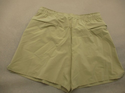 NIKE DRI-FIT Size M Men Beige Drawstring Lightweight Athletic Running Shorts 421 - Picture 7 of 8