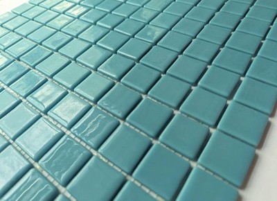 Seaside Blue Opal Glass Mosaic Tile