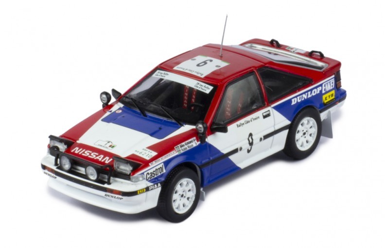 Nissan 200 SX #9 IXOMODELS l'esprit du rallye de légende de 1987 chez vous