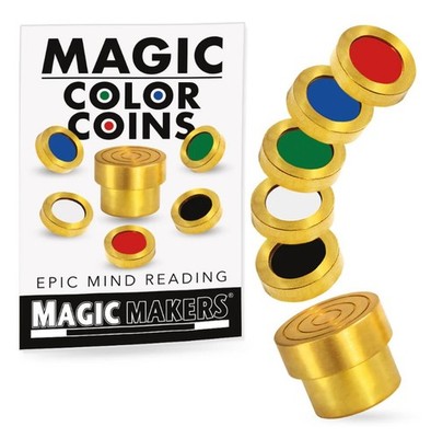 Magic Color Coins (Mystic Chips) by Magic Makers