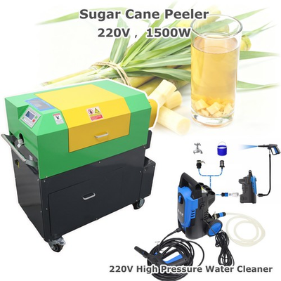 #ad Electric Sugarcane Skin Peeler Peeling Machine with High Pressure Water Cleaner $2692.35
