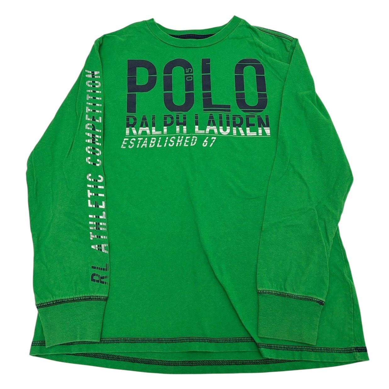 Youth L | POLO Ralph Lauren Boy's Graphic Long Sleeve Tee T-Shirt image 2