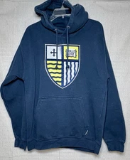 Merrimack College Hoodie Adult Sz L Warriors Shield Massachusetts Sweatshirt