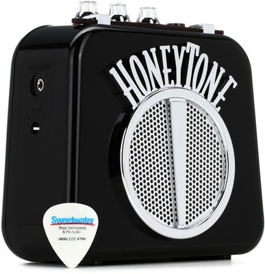 Danelectro Honeytone N-10 Mini Guitar Amp - Black (3-pack) Bundle