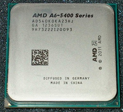 AMD 3.6 GHZ MODEL A6-5400 DUAL CORE PROCESSOR, AD540KOKA23HJ,  FM2, US SELLER