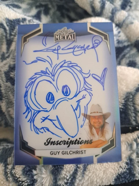 Guy Gilchrist  GONZO 30/75. 2025 Leaf Metal Authentics SA-GG1  Sketch Auto