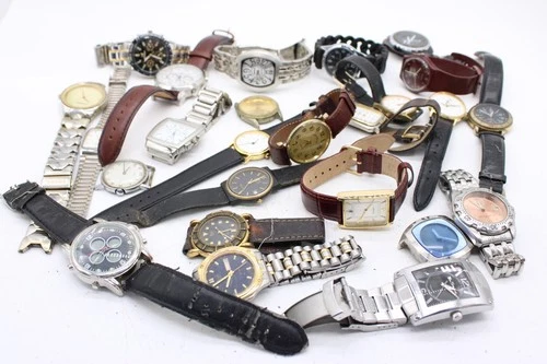 F x 25 Vintage Quartz Gents Watches Inc Ben Sherman, Timex Etc