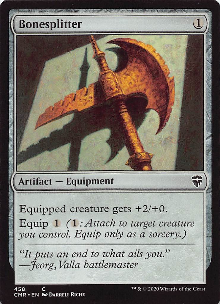 Bonesplitter CMR 458 English NM - MTG