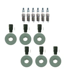 Denso 6 Iridium Spark Plugs & NGK 6 Coil Boots Kit for CX-9 Mustang F-150 V6 Gas