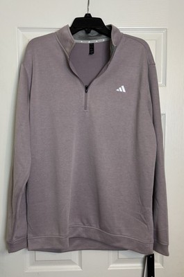 Adidas Elevated 1/4 Zip Golf Pullover Men's Sz XL Prelov Fig Purple ADVR0884 NWT