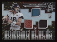 2021 Trevor Lawrence Spectra Building Blocks Rookie 62/75 Card# BB-TL Jaguars