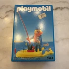 Playmobil 3574 Vintage Fisherman in Boat Fishing Rod Sealed Box