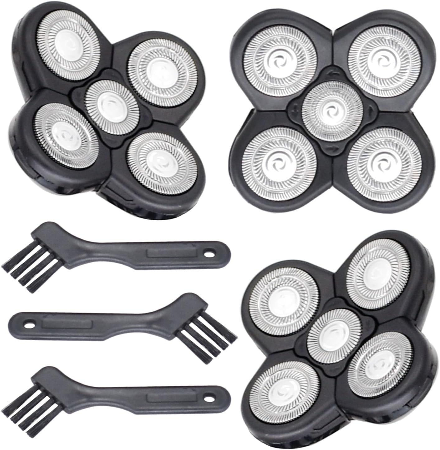 3 Pack Blades Refills Compatible with Freebird Shaver, 5 Shaver... 