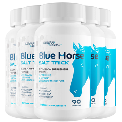 #ad 1 6 Pack Blue Horse Salt Trick Our Best Blood Flow Supplement for Men $58.50