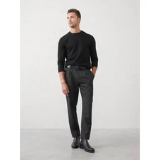 NWT Banana Republic Factory Waffle Knit Top in Black size Medium