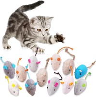 Katzenspielzeug 12 StüCk PlüSchmäUse Mit Katzenminze Interaktiv