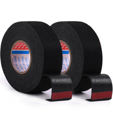 2 Rolls Black Wire Harness Cloth Tape, Speaker Wiring Harness Cloth Tape, for