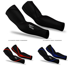 Cycling Arm Warmers Winter Cycle Running Roubaix Thermal Elbow Warmer Bycycle UK