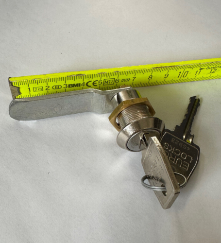 Euro Locks Hebelschloss für Spind Hebelzylinder Zylinderschloss Spindschloss 90° - Bild 7 von 7
