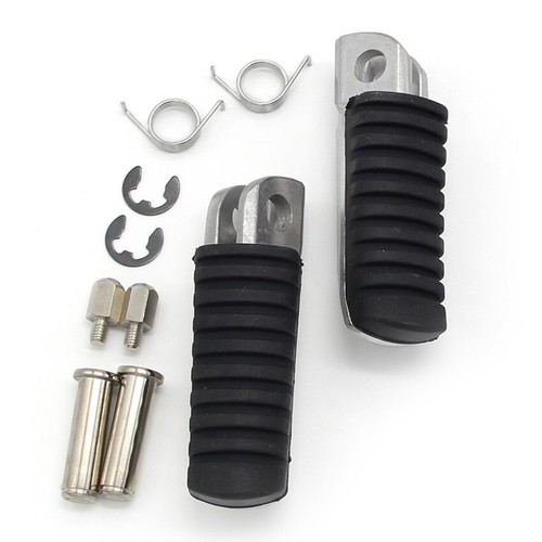 Front Footrests Foot pegs For Kawasaki KLE650 KLZ1000 Versys 2007-2015 ZR1100 - Picture 5 of 14