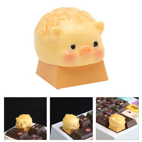 3D Resins Keycap Crosses Axises Mechanical Keyboards Pig Pineapple Bun Keycap - Afbeelding 2 van 8