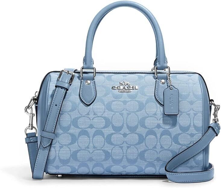 COACH Rowan Signature Canvas Satchel Crossbody Bag