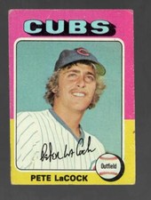 1975 Topps Pete LaCock Chicago Cubs #494 Good