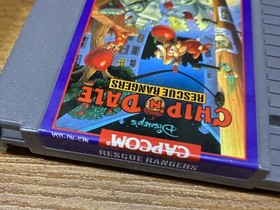 Chip 'n Dale Rescue Ranger Nintendo Entertainment System NES 1990 Game & Sleeve