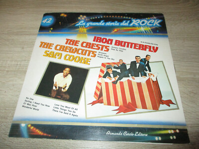 Iron Butterfly The Crests The Crewcuts Sam Cooke La grande storia del Rock 42 LP