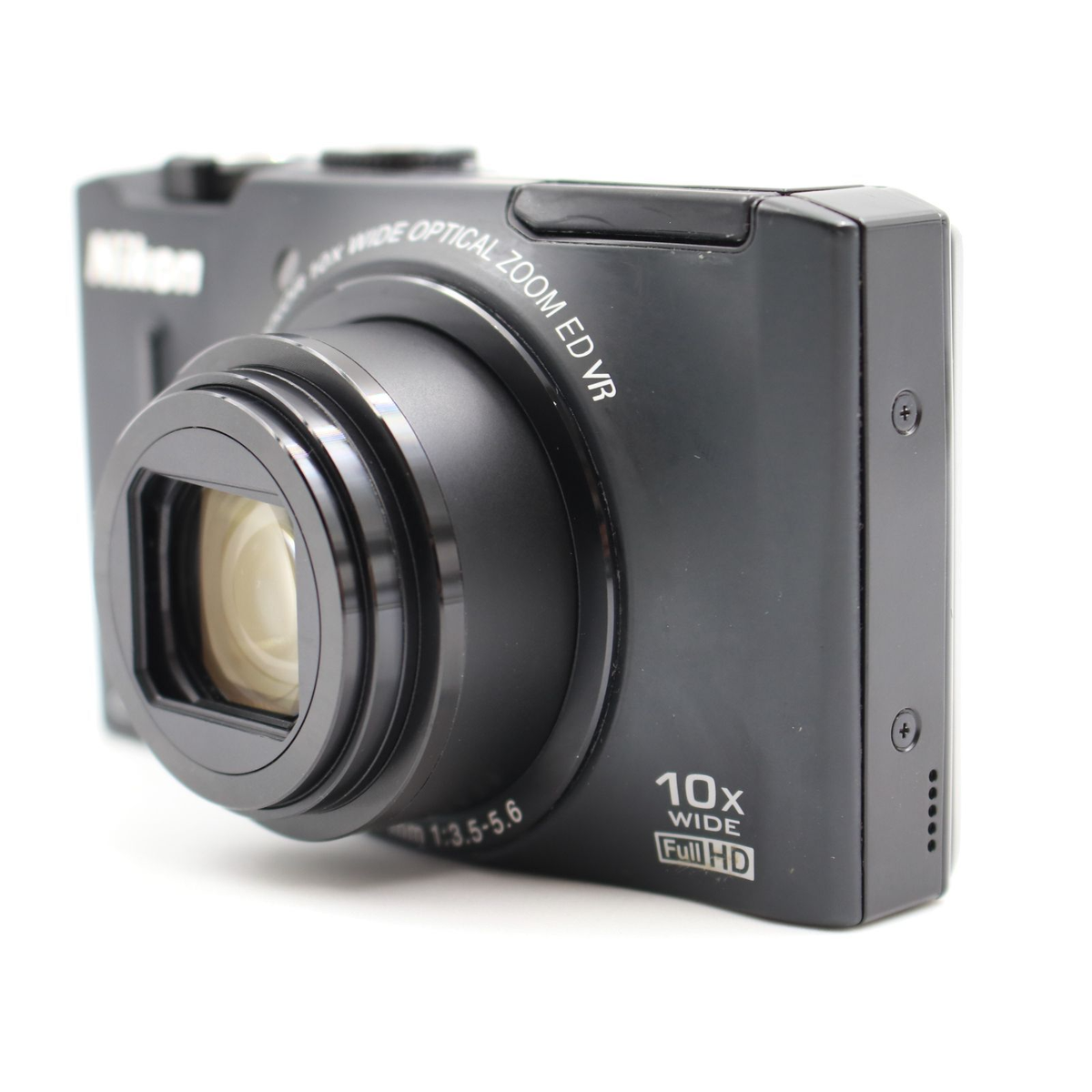 Nikon COOLPIX S8100 12.1MP Digital Camera Black 10x Zoom