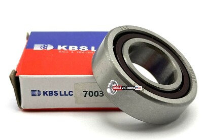 KBS 7003 AC HIGH SPEED ANGULAR CONTACT SPINDLE BALL BEARING 17x35x10 mm