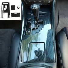 For Lexus Is250 Is350 2006-2012 Interior Gear Shift Cover Carbon Fiber Trim 4x