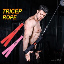 Innstar Tricep Pull Down Rope Strap Handles For Gym Resistance Band Gantry Cable