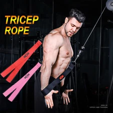 Innstar Tricep Pull Down Rope Strap Handles For Gym Resistance Band Gantry Cable
