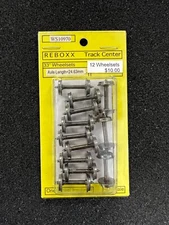 Reboxx WS10970 33" Wheelsets HO Scale (12 wheelsets) (axle length 24.63mm)