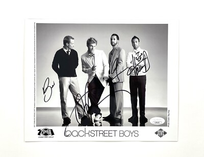 Backstreet Boys Signed Photo Nick Carter AJ McLean Brian Littrell