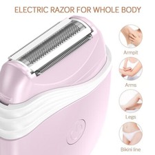 Portable 3in1 Wet Dry Painless Private Lady Body Shaver Electric Razor for Women