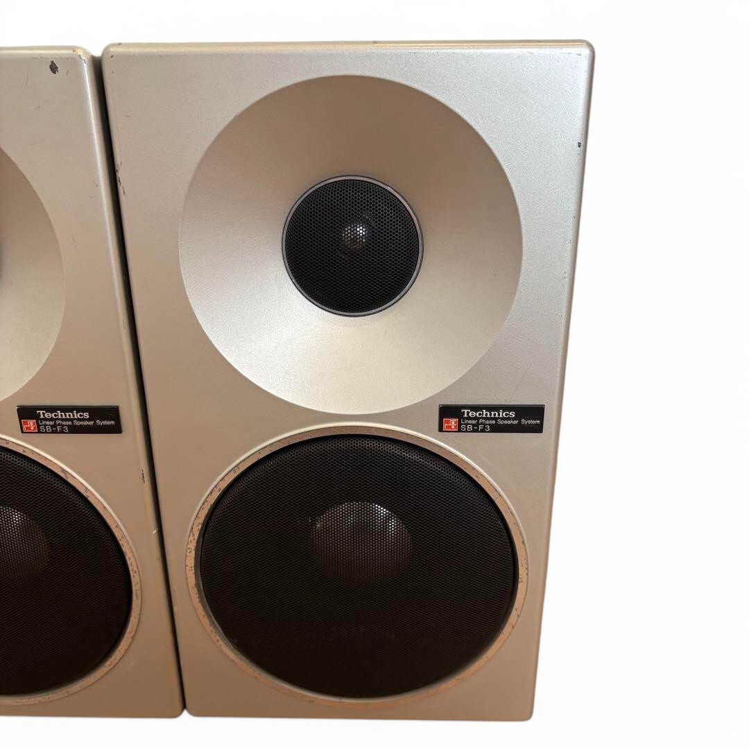 Technics テクニクス 2way スピーカー SB-F3 Technics SB-F3 vintage Pair Linear Phase Speaker system used